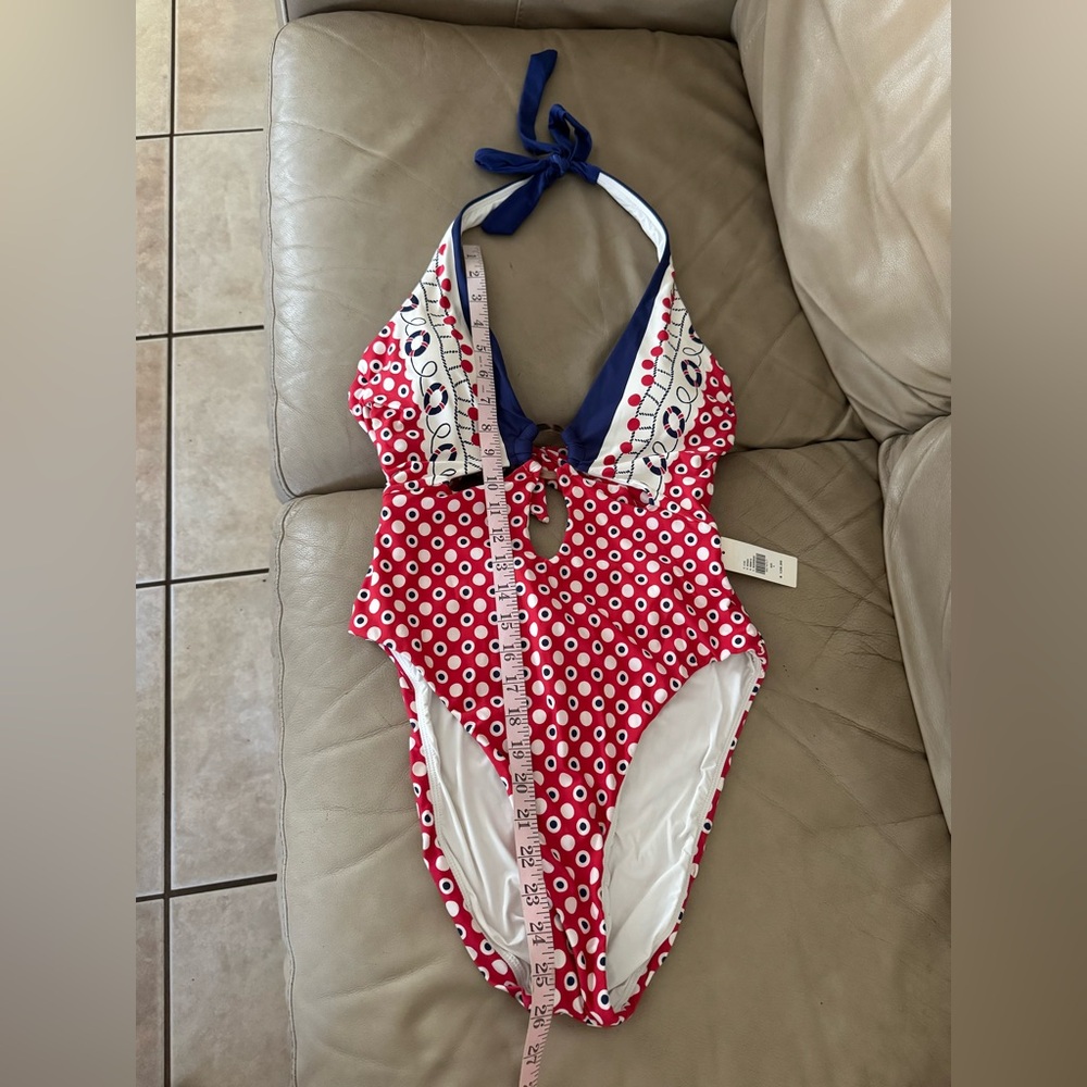 Anthropologie Celandine Everly Cutout One-Piece Swimsuit. Size L. MSRP $128 - Picture 5 of 12